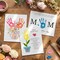 Pack of 3 Handprint Floral Bouquet DIY Cards – Unique Mother’s Day Gifts from Kids, “Best Mom Ever” Keepsake, Handprint Craft for Mom, Daughter or Son
